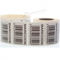 Custom cheap white thermal garment barcode sticker printing paper