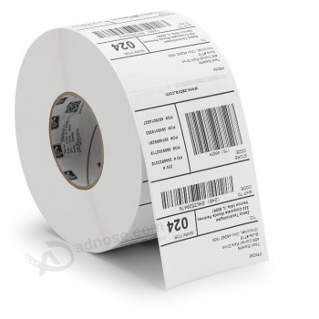 Etiqueta engomada térmica del código de barras impreso papel al por mayor barato de la oficina