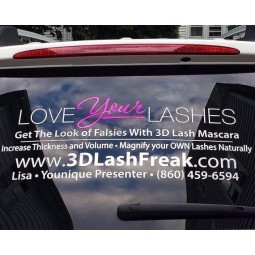 Adhesivos personalizados de vinilo personalizados para autos