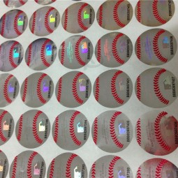 印刷形状3d高安全性宠物激光反-假贴纸