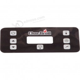 Personnalisé bon vente pe pe die cut panneau de commande bouton poussoir autocollant