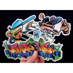 Custom printed vinyl car sticker, vinyl bumper sticker for car with high quality and any size