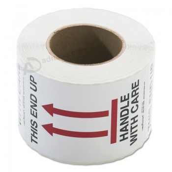 Boa venda de etiquetas de embalagem de papel adesivo de rolamento puro-Fácil