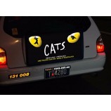 Custom Design DIY custom electroluminescent car sticker with high quality and any size