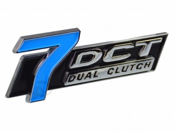 Plastic car emblem, free sample car emblem, guangdong car sticker with high quality and any size