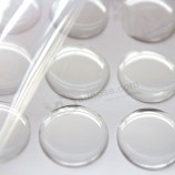 定制高品质3米粘合剂清晰圆环氧树脂圆顶贴纸