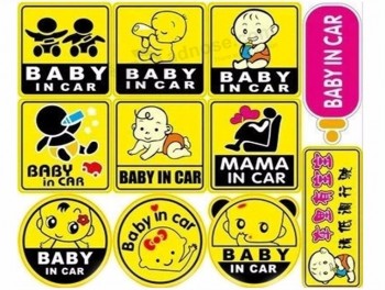 FREE GIFTS Options Baby Auto Body Car Sticker with high quality and any size