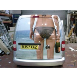 Custom car sticker graphic for advertising with high quality and any size