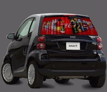 2025 Oem Advertising Sound Actived El Car Sticker with high quality and any size