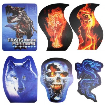 Decoration 3D car sticker reflective motorcycle accessories animal patterns with high quality and any size