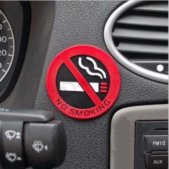New hot selling car styling No smoking logo stickers car stickers Dropshipping with high quality and any size