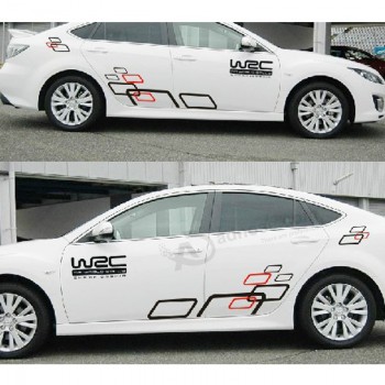 Auto styling gepersonaliseerde wrc grid auto stickers auto waterdicht full body auto sticker auto's exterieur dEcoratie accessoires