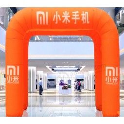 New most popular outdoor giant inflatable Christmas arch with Santa Christmas with high quality and any size
