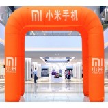 Nouvel arc de Noël gonflable géant extérieur le plus populaire avec le père noël