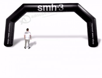 Customizd PVC tarpaulin inflatable marathon race arch with high quality and any size