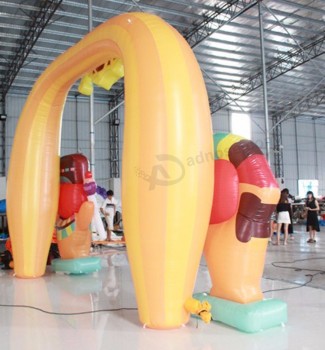 Arco inflável barato gigante personalizado para eventos do Dia das Bruxas