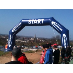 Customized Cheap price size and colors custom durable PVC inflatable start/finish line arch for sale with high quality and any size