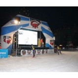 Arc-en-ciel gonflable adapté aux besoins du client de taille avec le logo d'oem