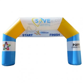 Custom Design Cheap Inflatable Finish Line Angle Arch For Sale with high quality and any size
