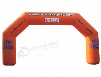 Diseño personalizado mejor gran arco de iluminación inflable led rojo