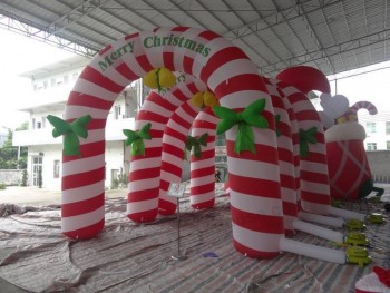 Customized Inflatable Entrance Arch / Outdoor Christmas Decoration Inflatable Arch with high quality and any size