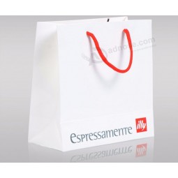 Hochwertige benutzerdefinierte gedruckt einkaufen verpackung papiertüte