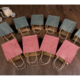 Nuovo design personalizzato sacchetto di carta marrUno, con manico shopping sacchetto di carta kraft marrUno