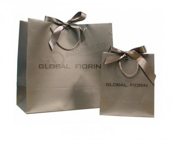 écho de luxe-Promotion recyclée amicale couleur personnalisée impression papier cadeau sac avec le meilleur prix