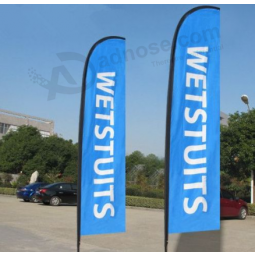 광고에 대 한 도매 사용자 지정 로고 인쇄 swooper 플래그입니다