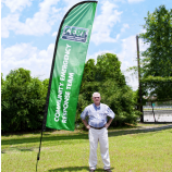 Polyester Business Swooper Werbeflaggen zum Verkauf