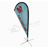 Populaire gedrukte polyester teardrop vlag banners op maat