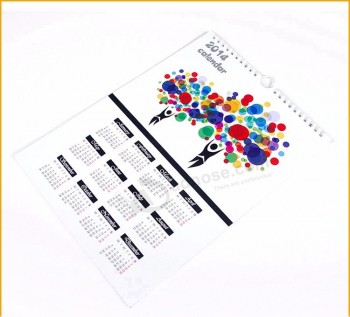 2018 Calendario de impresión de escritorio personalizado, diseño de planificadores de calendarios, impresión de calendario de mesa