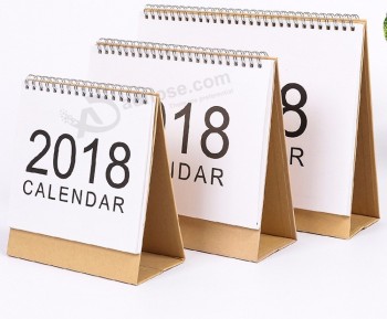 2018 chinese custom printing agenda table desk calendar