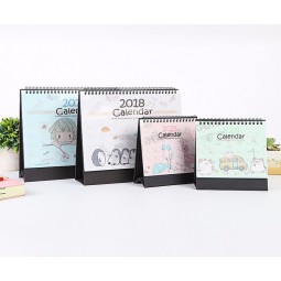 2018 Calendario da tavolo da tavolo da lavoro cinese con stampa personalizzata