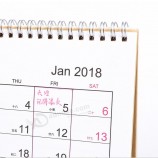 2018 年の小さい/培地/大きな季節のシンプルな2018カレンダーオーガナイザースケジュールテーブルカレンダープランナーブックカレンダー