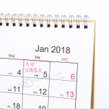 2018 Año pequeño/Medio/Calendario de calendario de planificador de calendario de 2018 calendario de gran temporada simple calendario de libro de planificador de calendario de pie