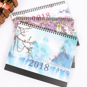 2017 2018 Año calendario creativo hermoso escenario escritorio papel calendario semanal organizador para hacer memo agenda calendario - 2017 2018 Año calendario hermoso escritorio papel calendario semanal organizador