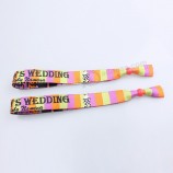 Pulseiras ajustáveis ​​populares pulseiras tecidas personalizadas