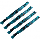 Pulseiras de esporte tecido personalizado direto da fábrica para eventos