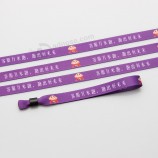 Custom Jacquard Woven Webbing Wristband With Your Logo