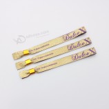 Juegos de olimpiadas de pulsera de tela de bordado de alta calidad de diseño personalizado