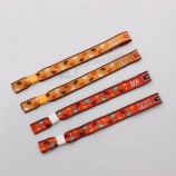 高品质涤纶面料识别腕带定制