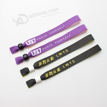 Festival Embroidery Bracelet Printed Wristband For Event