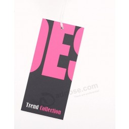 Lujo de lujo vintage china nuevo diseño jeans marca impresión personalizada colgar papel precio ropa etiqueta