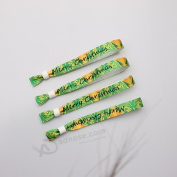Full Color Printing Custom Woven Promotional Gift Wristband