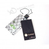 Printing paper header cards folded hang tag from China