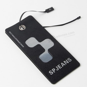 Customized clothing swing tags with logo garment hang tags for ladies clothing