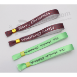 Bracelet en polyester d'affaires imprimé logo personnalisé pour promotionnel