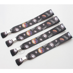 Neuankömmling textil armband band armband für event fabrik direkt verkauf
