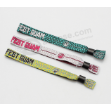 Fashion design geborduurd stoffen armbanden evenement polsbandje